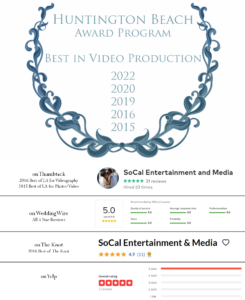 Wedding videographer awards